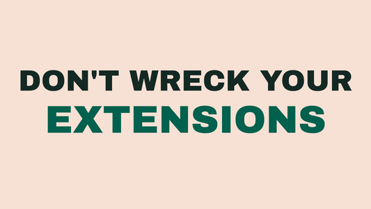 How to sleep in extensions without wrecking your install at Suri & Noreen, Tequesta FL.