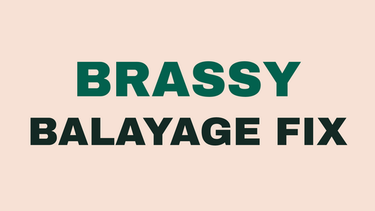 Balayage brass toning solutions at Suri & Noreen, Tequesta FL