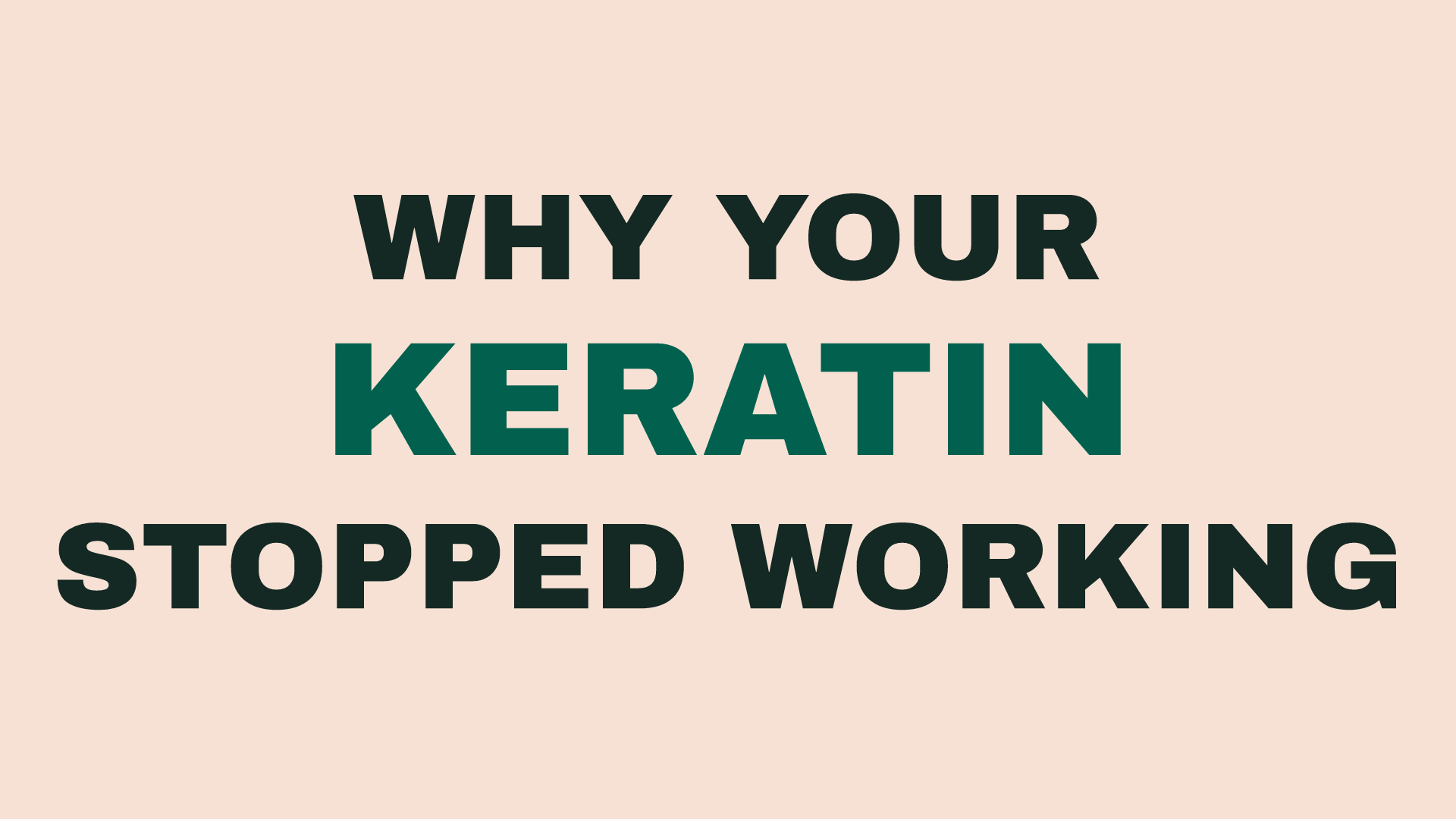 Why Your Keratin Treatment Stopped Working in Tequesta