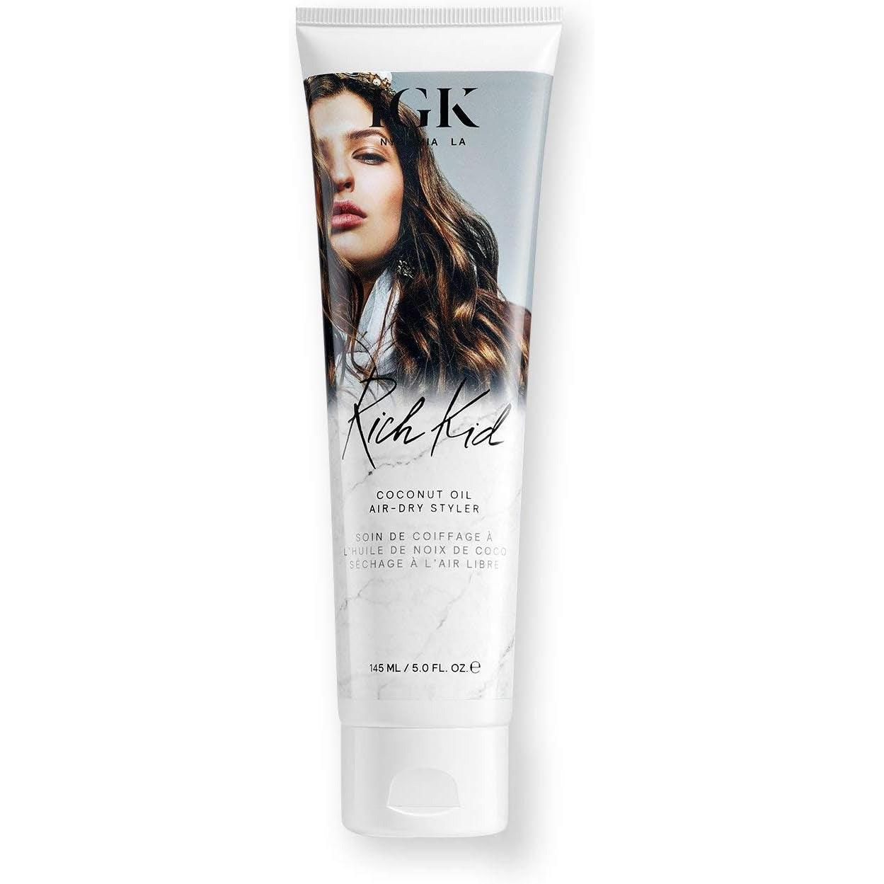 IGK RICH KID Coconut Oil Gel 5oz | Available at Suri & Noreen Salon, Tequesta FL