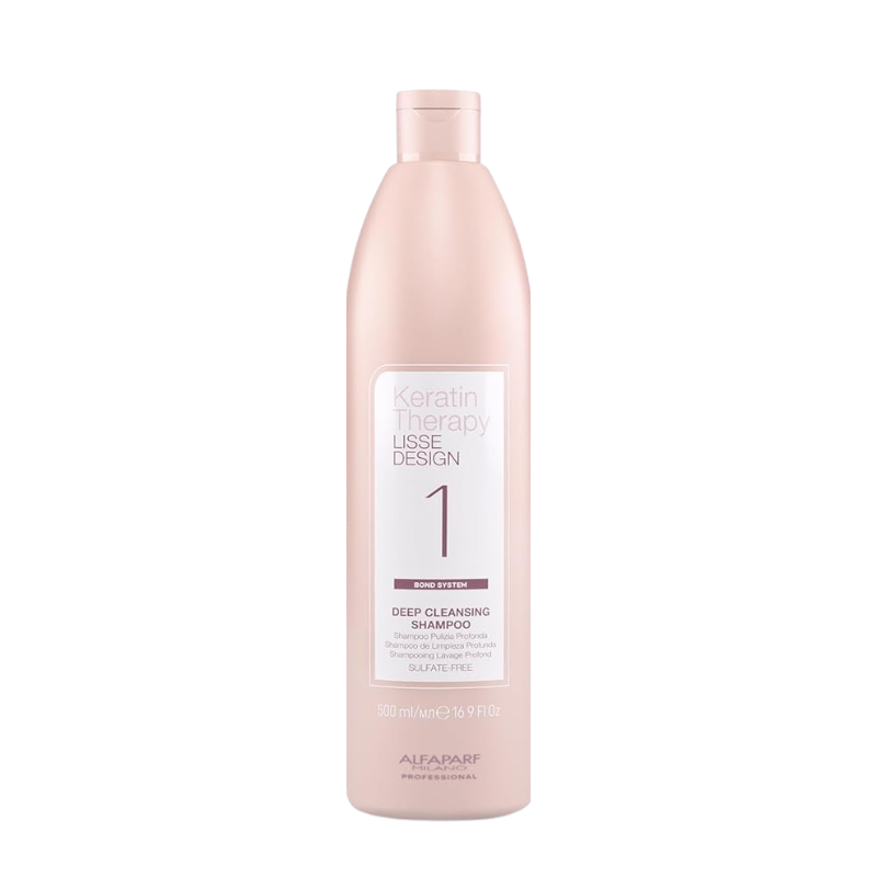 Alfaparf Milano Lisse Design Keratin Therapy Deep Cleansing Shampoo 16.91oz - Alfaparf Milano | Available at Suri & Noreen Salon, Tequesta, FL