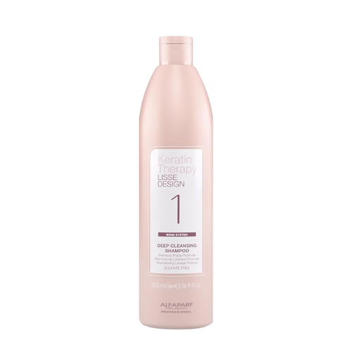 Alfaparf Milano Lisse Design Keratin Therapy Deep Cleansing Shampoo 16.91oz - Alfaparf Milano | Available at Suri & Noreen Salon, Tequesta, FL