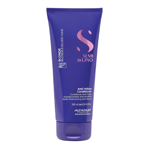 Alfaparf Milano Semi Di Lino Sublime Blonde Anti-Yellow Conditioner 6.76 oz - Alfaparf Milano | Available at Suri & Noreen Salon, Tequesta, FL