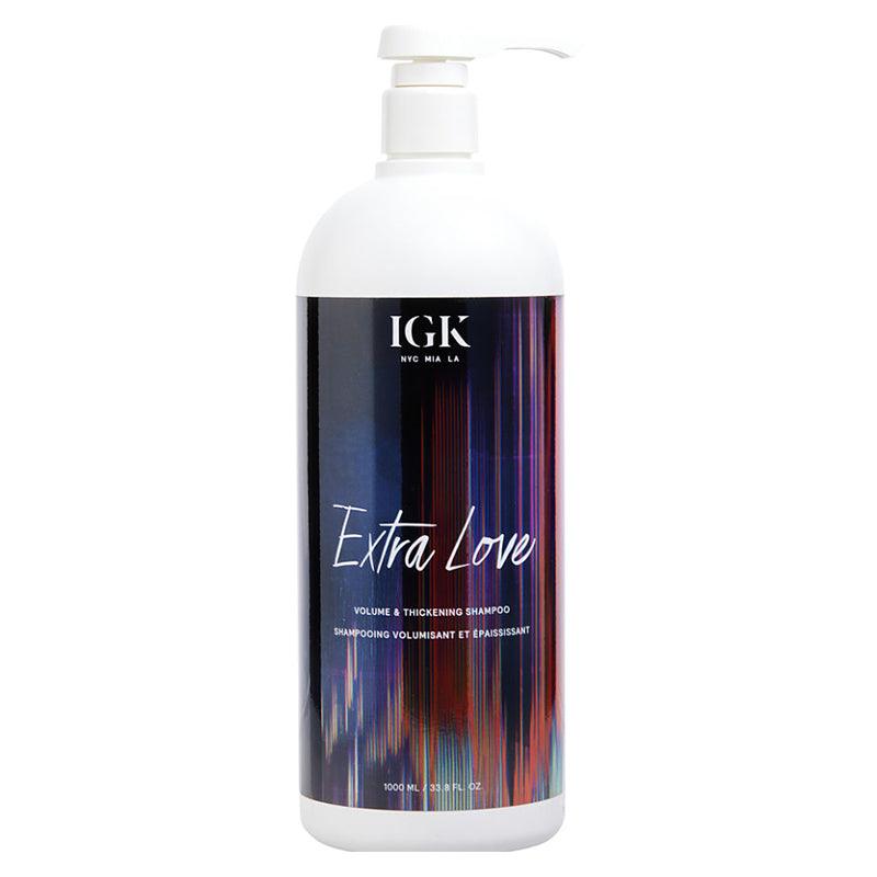 IGK EXTRA LOVE Volume & Thickening Shampoo | Available at Suri & Noreen Salon, Tequesta FL