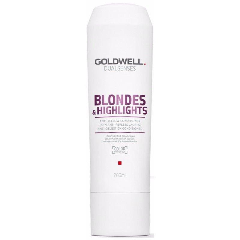Goldwell DualSenses Blonde & Highlights Anti-Yellow Conditioner | Available at Suri & Noreen Salon, Tequesta FL