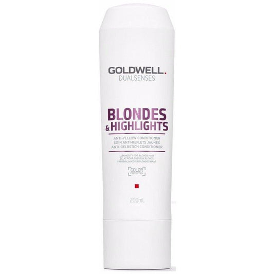 Goldwell DualSenses Blonde & Highlights Anti-Yellow Conditioner | Available at Suri & Noreen Salon, Tequesta FL