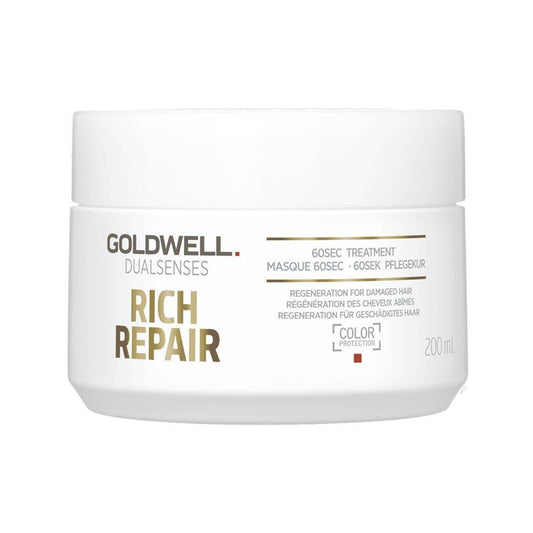 Goldwell DualSenses Rich Repair 60 Sec Treatment | Available at Suri & Noreen Salon, Tequesta FL