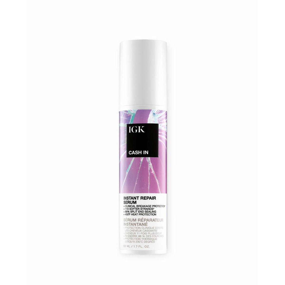 IGK Cash In Instant Repair Serum 1.5 oz | Available at Suri & Noreen Salon, Tequesta FL