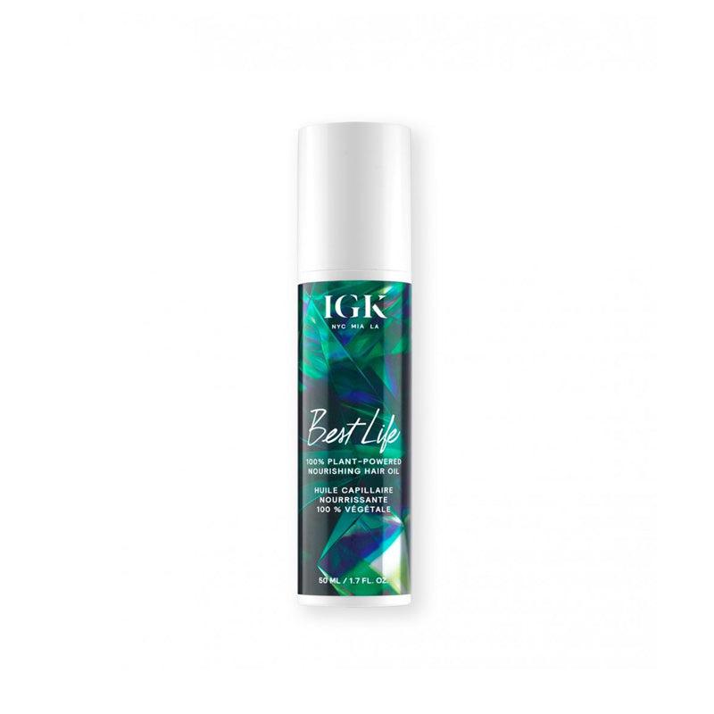 IGK Best Life 100% Plant-Powered Nourishing Hair Oil 1.4oz | Available at Suri & Noreen Salon, Tequesta FL