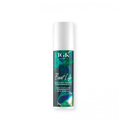 IGK Best Life 100% Plant-Powered Nourishing Hair Oil 1.4oz | Available at Suri & Noreen Salon, Tequesta FL