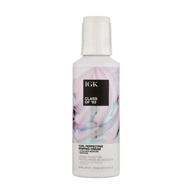 IGK Class of '93 Curl Perfecting Whipped Cream 5.5oz | Available at Suri & Noreen Salon, Tequesta FL