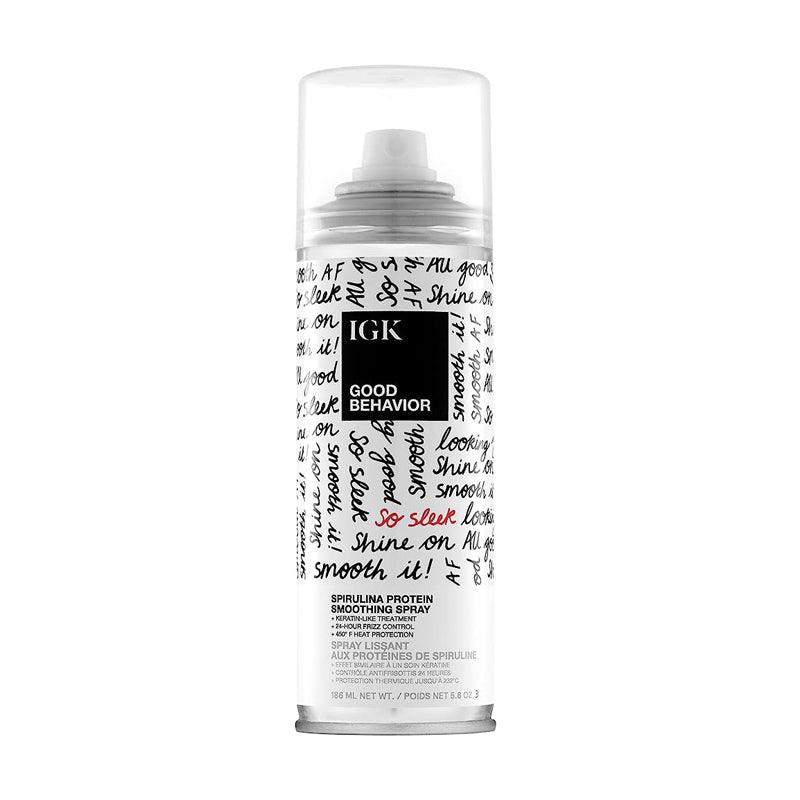 IGK GOOD BEHAVIOR Spirulina Protein Smoothing Spray 5.6oz | Available at Suri & Noreen Salon, Tequesta FL