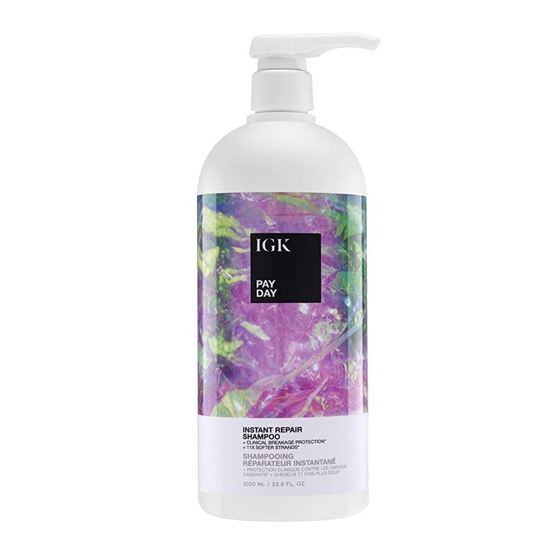 IGK PAY DAY Instant Repair Shampoo 33.8oz | Available at Suri & Noreen Salon, Tequesta FL