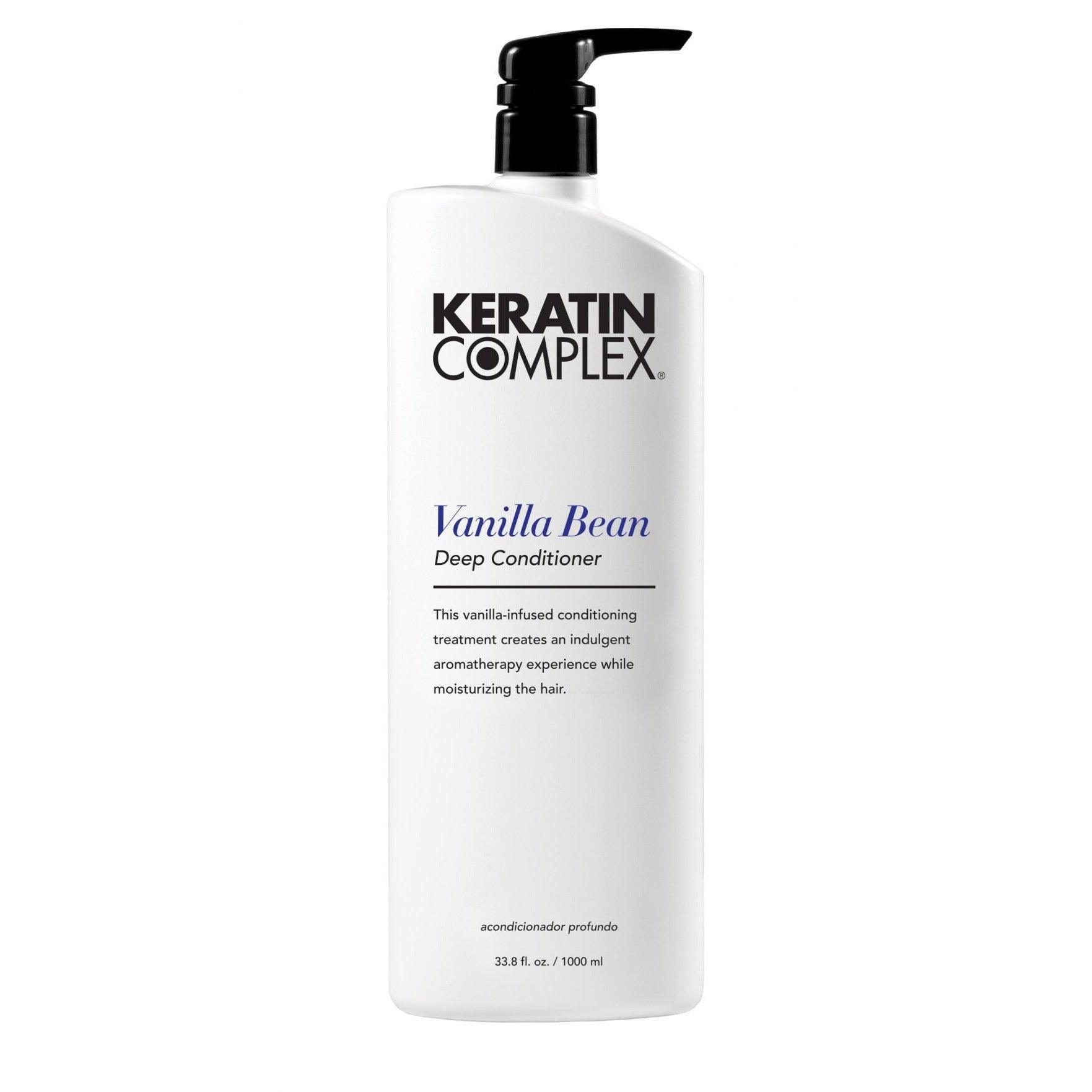 Keratin Complex Vanilla Bean Deep Conditioner | Available at Suri & Noreen Salon, Tequesta FL