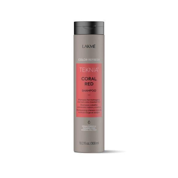 Lakme Teknia Coral Red Refresh Shampoo 10.1oz | Available at Suri & Noreen Salon, Tequesta FL