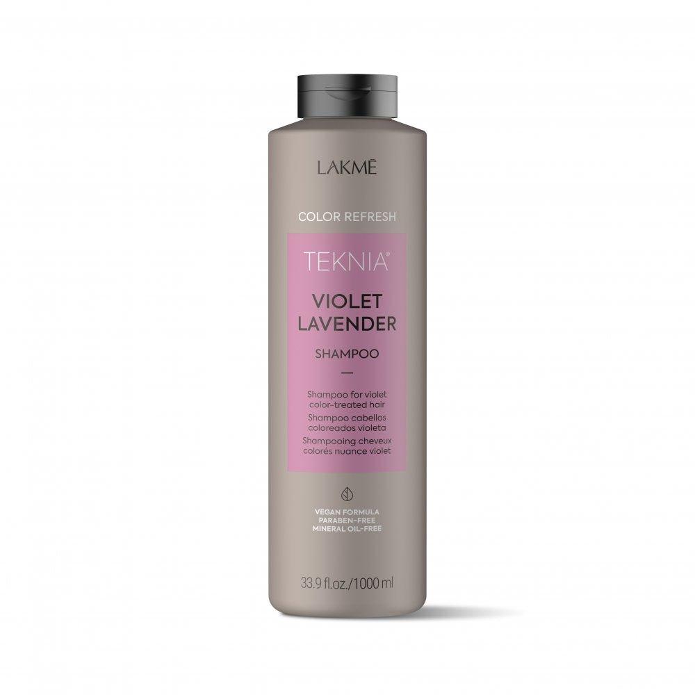 Lakme Teknia Violet Lavender Refresh Shampoo | Available at Suri & Noreen Salon, Tequesta FL