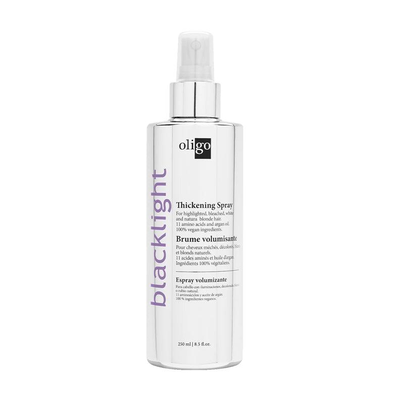 Oligo Blacklight Thickening Spray 8.5oz | Available at Suri & Noreen Salon, Tequesta FL