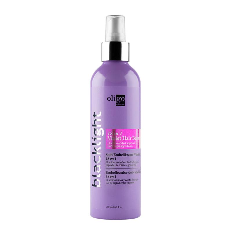 Oligo Blacklight Violet 18 in 1 Hair Beautifier 8.5oz | Available at Suri & Noreen Salon, Tequesta FL