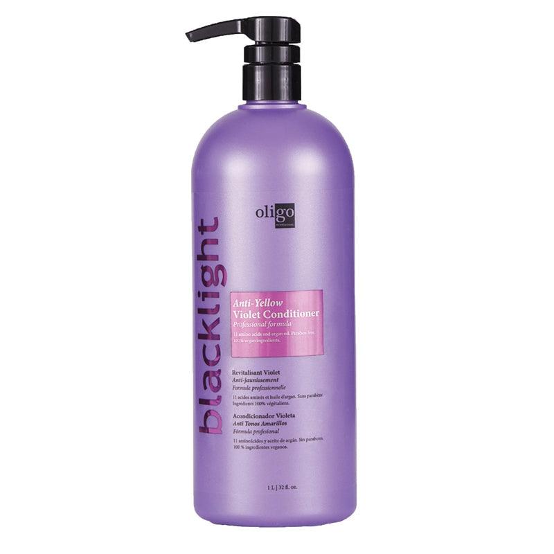 Oligo Blacklight Violet Conditioner | Available at Suri & Noreen Salon, Tequesta FL
