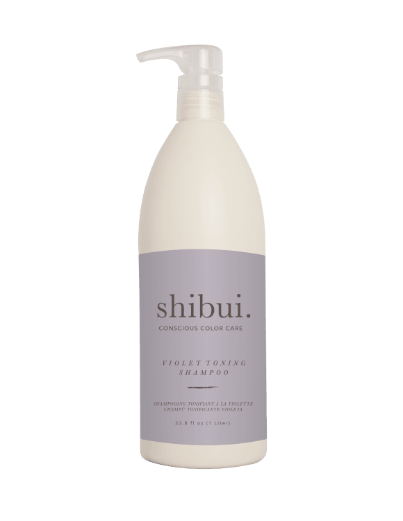 Shibui Violet Toning Shampoo | Available at Suri & Noreen Salon, Tequesta FL