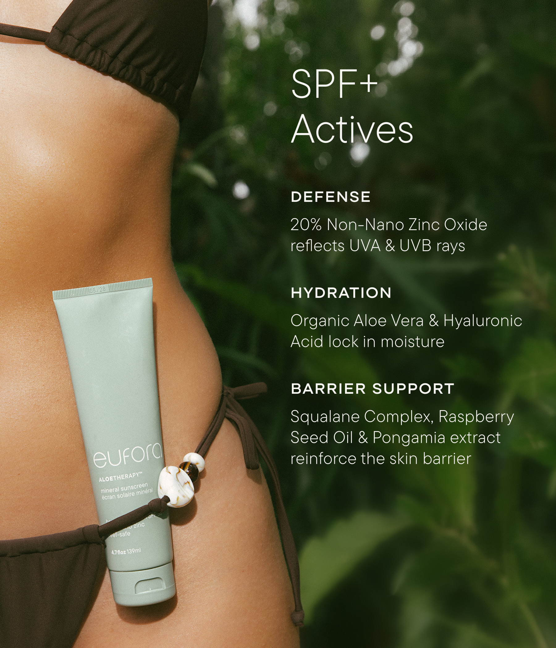 Eufora ALOETHERAPY Mineral Sunscreen SPF 30 at Suri&Noreen Salon, Jupiter FL