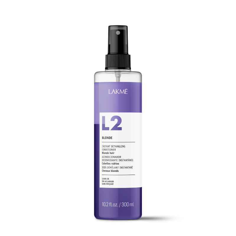 Lakme L2 Instant Detangling Conditioner - Blonde | Available at Suri & Noreen Salon, Tequesta FL