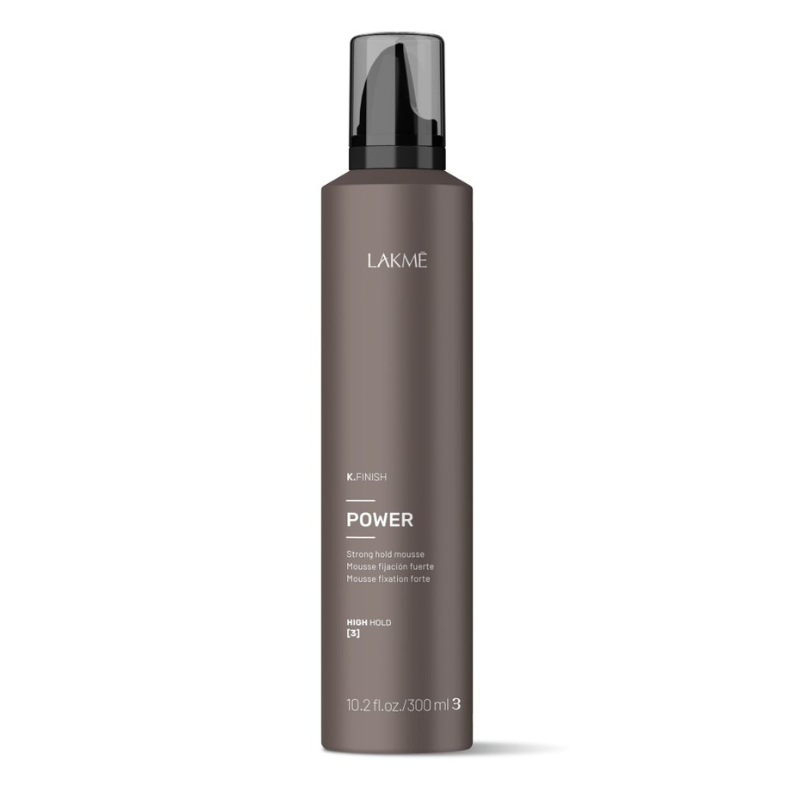 Lakme K Finish Power Strong Hold Mousse 10.2oz | Available at Suri & Noreen Salon, Tequesta FL