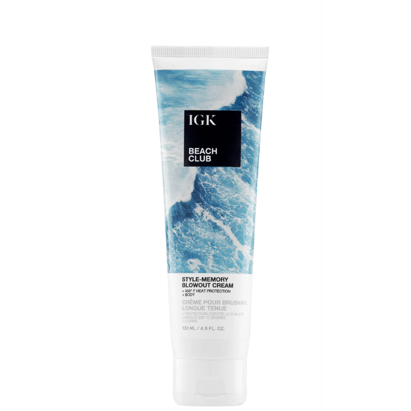 IGK BEACH CLUB Style-Memory Blowout Cream 4.5oz | Available at Suri & Noreen Salon, Tequesta FL