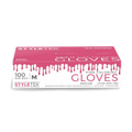 Styletek Pink Powder Free Gloves 100pk | Available at Suri & Noreen Salon, Tequesta FL