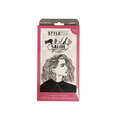 Styletek Embossed Black All-Purpose Cape 45x60 | Available at Suri & Noreen Salon, Tequesta FL