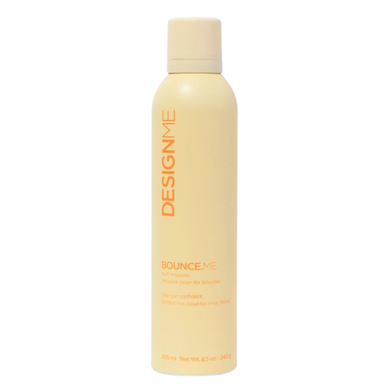 Design.Me Bounce.Me Curl Moussse 8.6oz | Available at Suri & Noreen Salon, Tequesta FL
