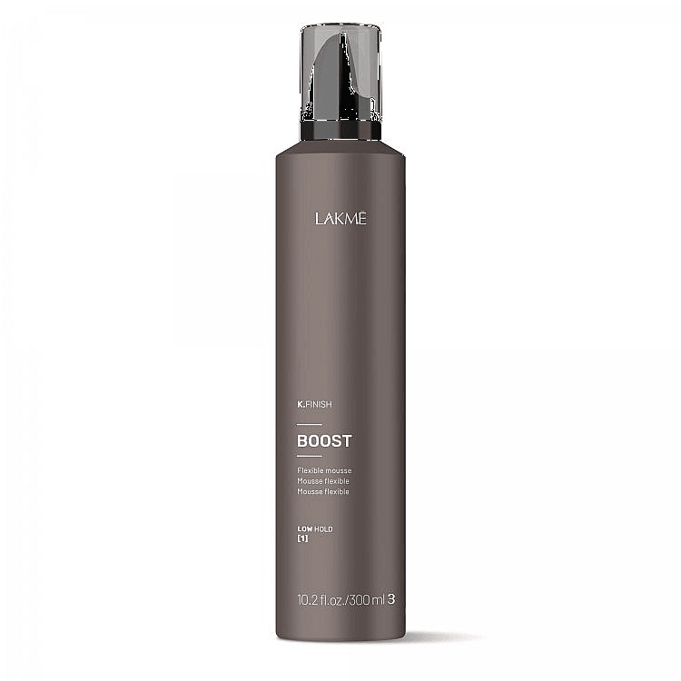 Lakme K Finish BOOST Flexible Mousse 10.1oz | Available at Suri & Noreen Salon, Tequesta FL