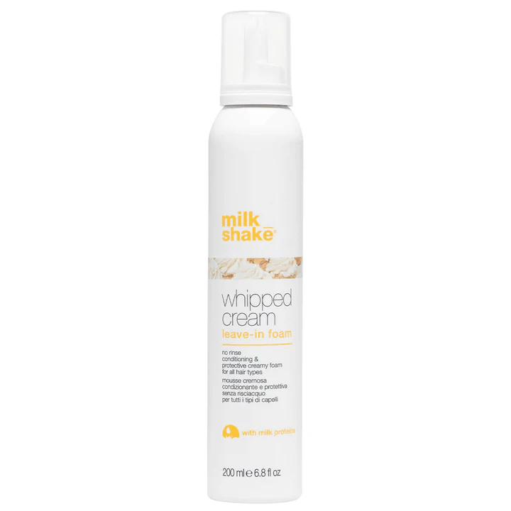 Milk Shake Whipped cream Leave-in Foam 6.8 oz | Available at Suri & Noreen Salon, Tequesta FL