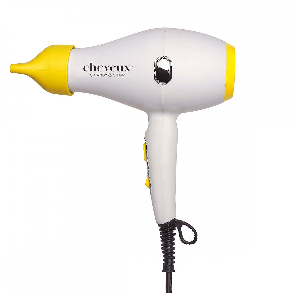Sunlights Cheveux Hair Dryer - White + Yellow | Available at Suri & Noreen Salon, Tequesta FL