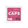 Styletek Clear Processing Caps -100pk | Available at Suri & Noreen Salon, Tequesta FL