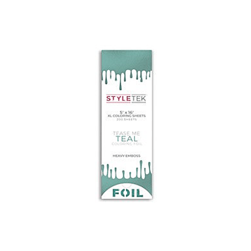 Styletek Tease Me Teal Balayage XL Sheets 200ct 5x16 | Available at Suri & Noreen Salon, Tequesta FL