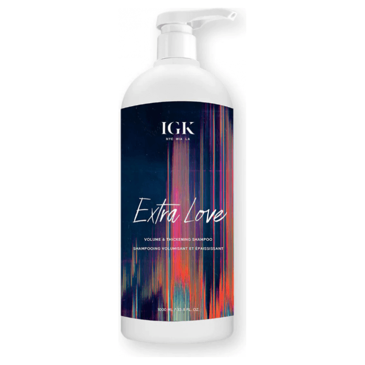 IGK EXTRA LOVE Volume & Thickening Conditioner 33.8oz | Available at Suri & Noreen Salon, Tequesta FL