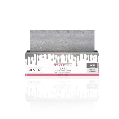 Styletek Moonlight Silver Smooth Foil 9 x 11 | Available at Suri & Noreen Salon, Tequesta FL